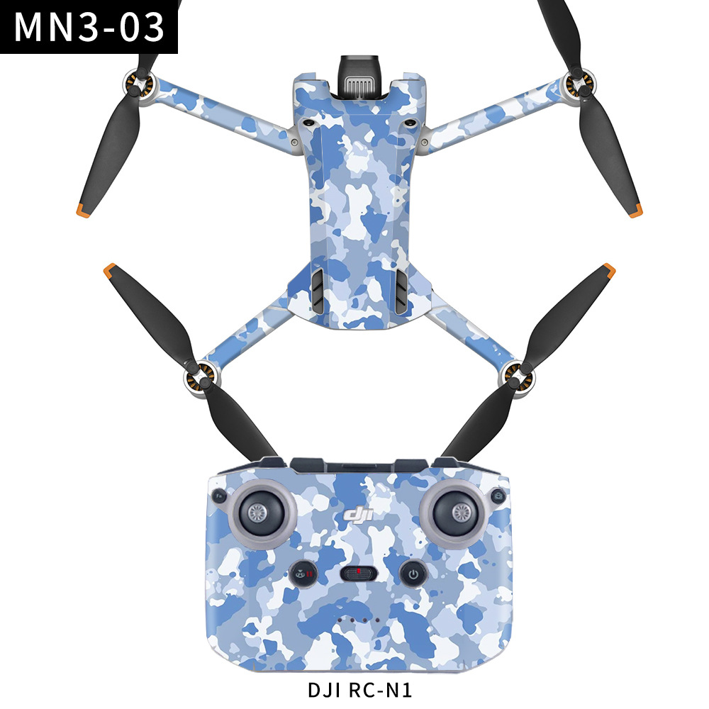 Compatible with DJI Maje Mini3PRO body RC-N1 remote control sticker, flat waterproof pattern film accessory. 