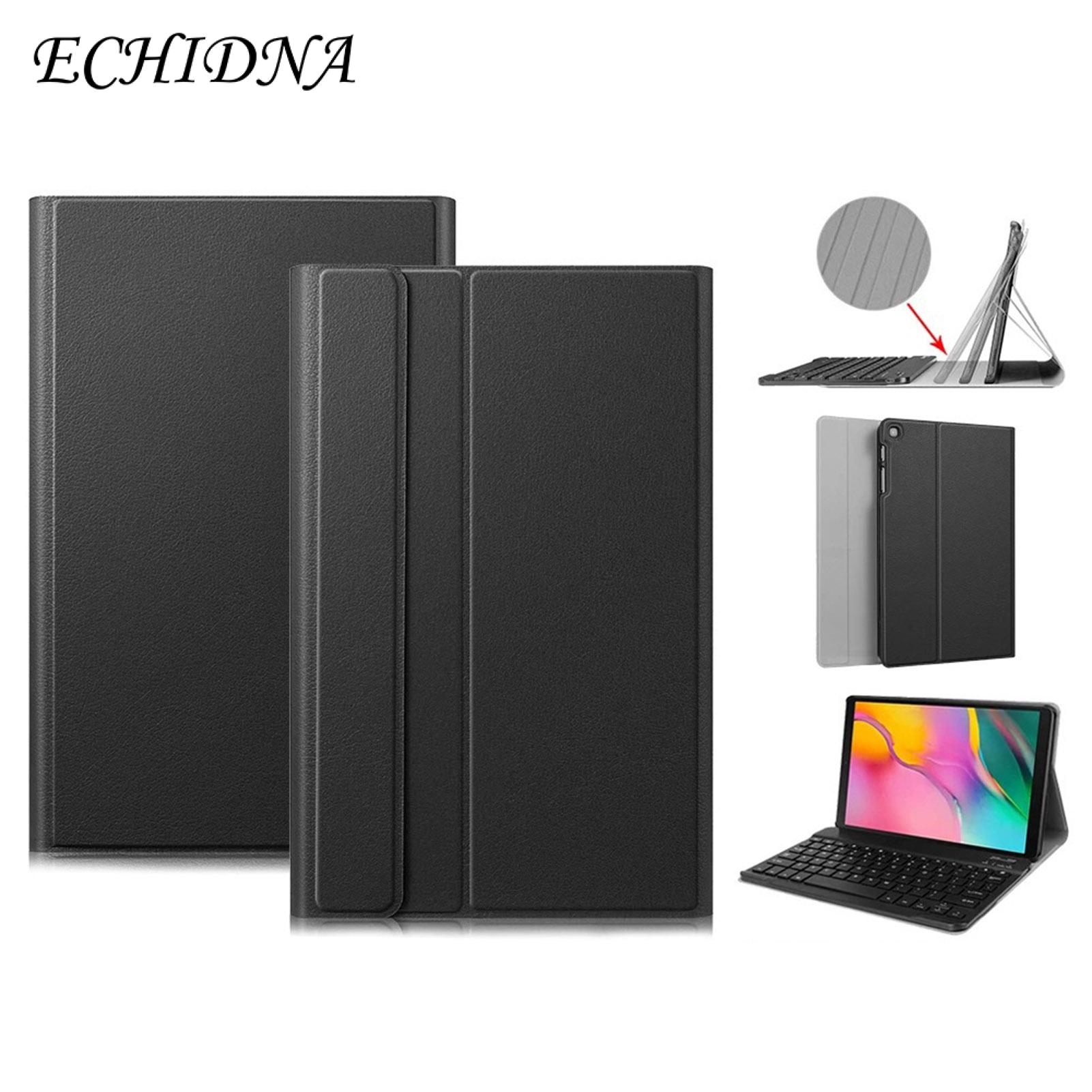 Tablet Keyboard Wireless Bluetooth Keyboard Case for Galaxy Tab A 10.1-inch 7 Colors Backlight Magnetic Faux Leather Tablet Protector Ideal for Southeast Asian Buyers Tablet Keyboard with Touchpad. 