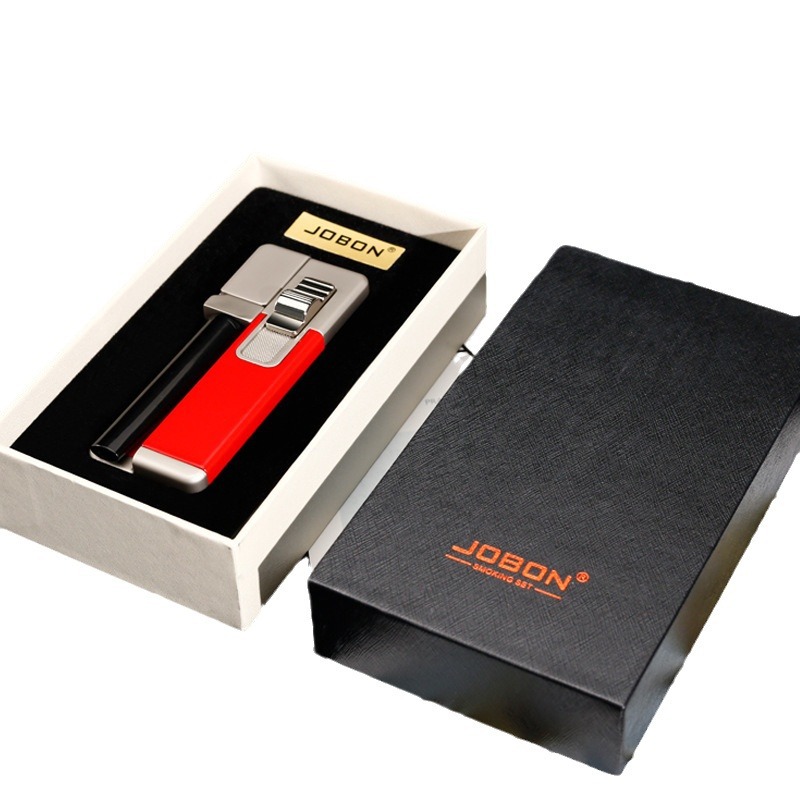 New Authentic JOBON Oblique Fire Pipe Lighter Personalized Creative Foldable Multi-Purpose Pipe Integrated Dual-Use. 