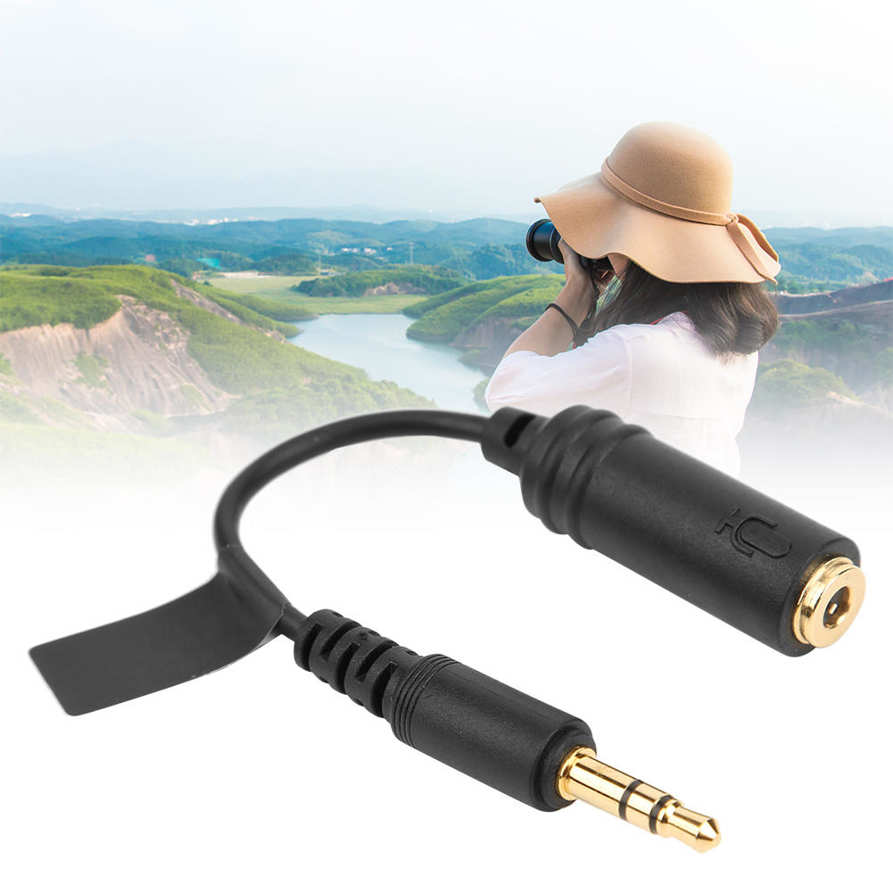 COMICA CVM-CPX 3.5mm TRRS Female to for TRS Audio Adapter Conversion Line Canon Camera. 