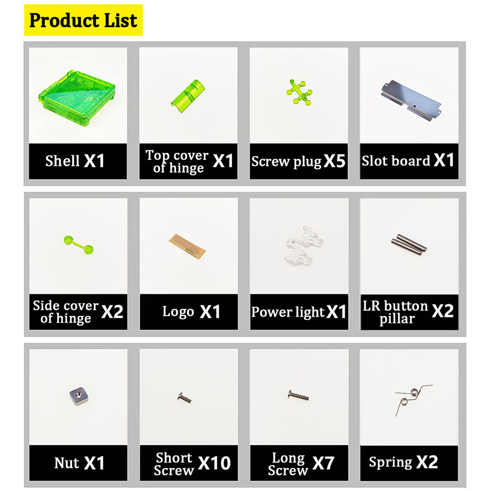 New Pre-Laminated Highlight Display IPS V4 LCD Screen Kits With Dedicated High Clear Housing Shell Set For GBA SP V4 IPS LCD. 