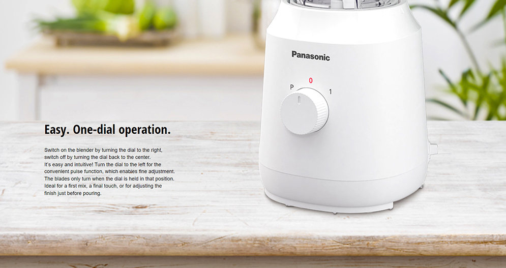 Panasonic MX-EX1081 Blender Compact with Glass Jar and Glass Mill