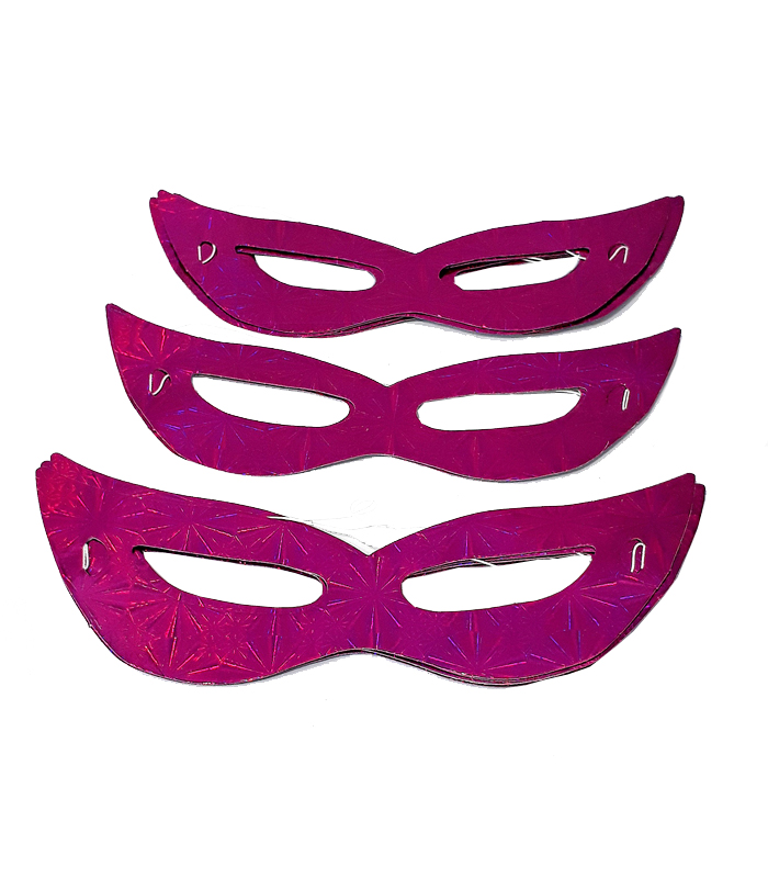 Eye Mask 10 Pcs Set- Maroon Color Free Size. 