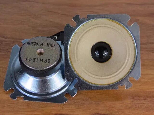 GHXAMP 2.5inch Tweeter Speaker 6Ohm 30W 60W Paper Cone Treble for Panasonic 2PCS. 