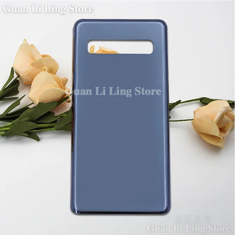 For Samsung Galaxy S10 5G SM-G977B G977F Battery Back Cover Rear Door Glass Panel Housing Case Adhesive ADD Camera Lens Replace. 