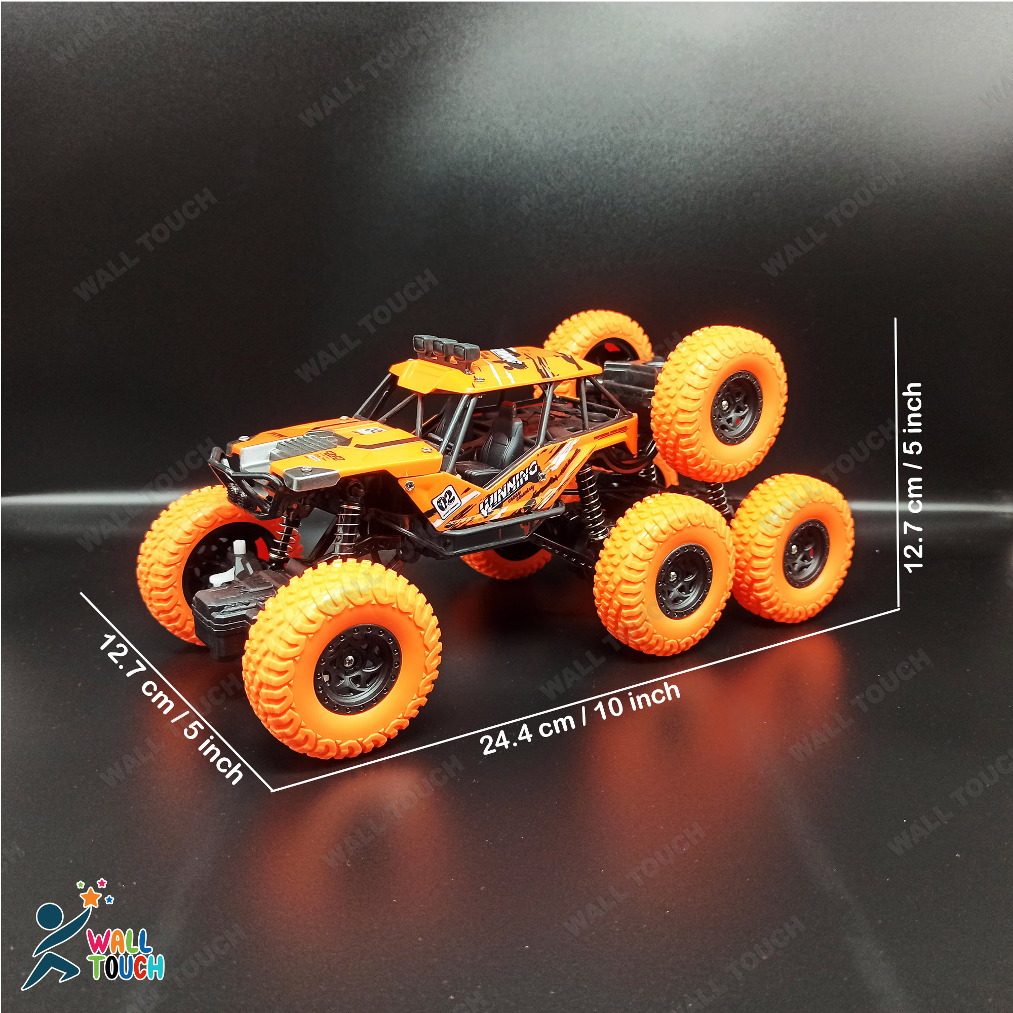 Lateral Dancing Rechargeable Big Size 360 Degree Rotating 8 Wheel Remote Control Stunt Car. 