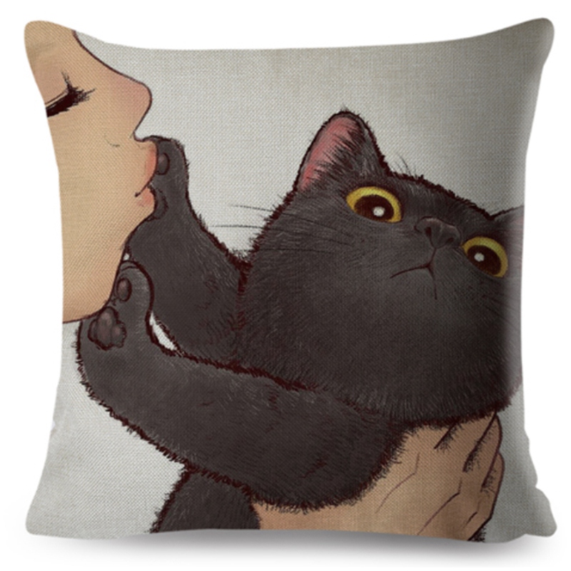 Christmas Ragdoll Cat Kitten Pillow Case Cover Protector Bed 50x75 Cm 信頼