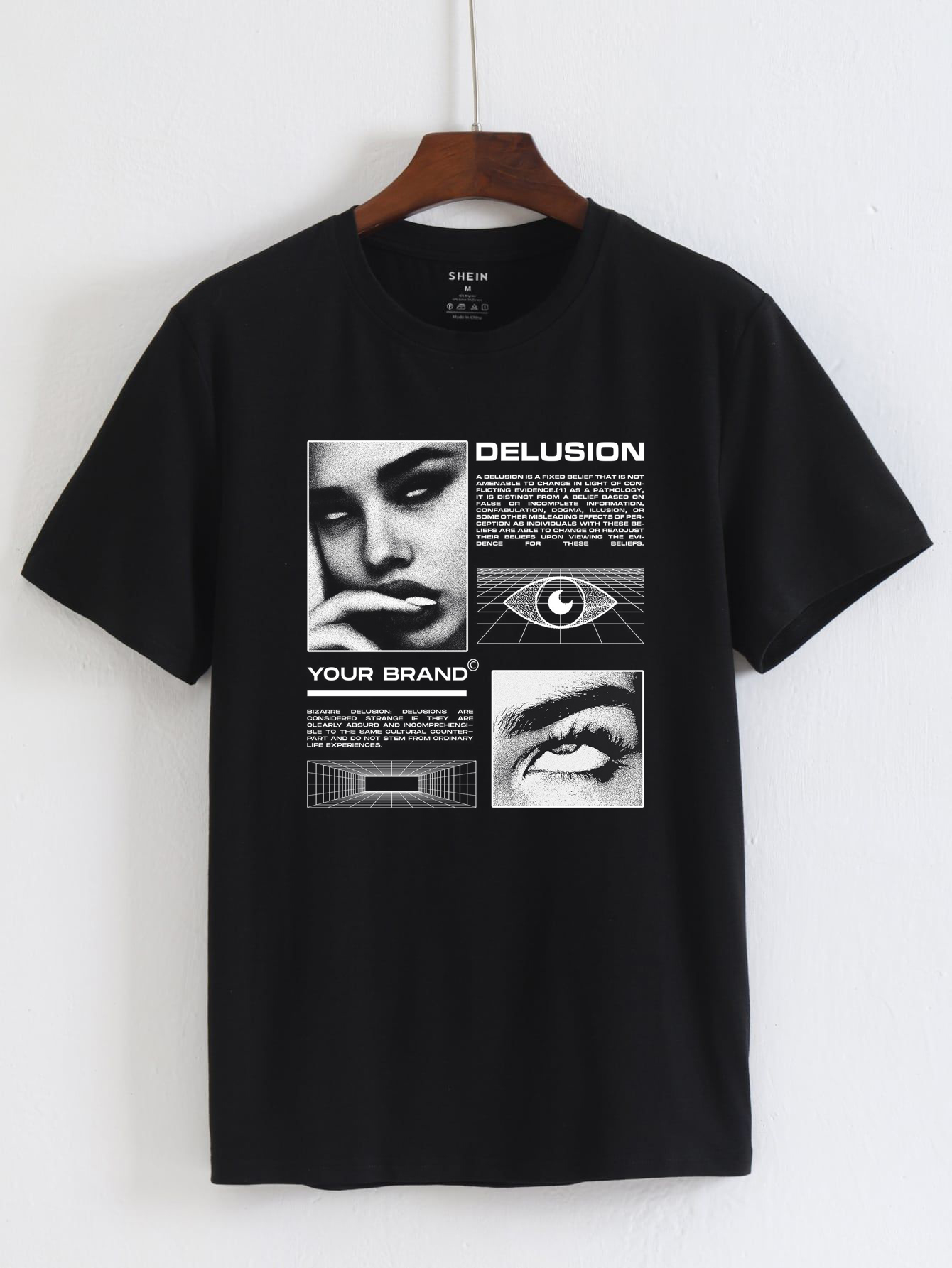 Soft print comfortable t-shirt for men. 