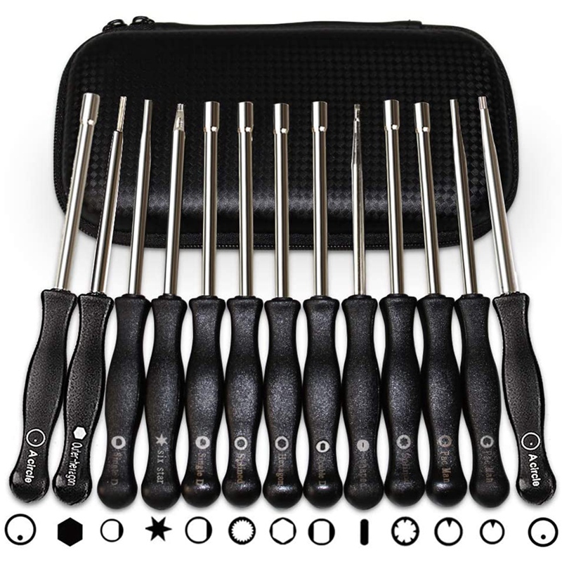 13 PCS Carburetor Adjustment Carb Adjusting Tool Kit for 2-Cycle Small Engine Poulan Husqvarna STIHL Echo Trimmer. 