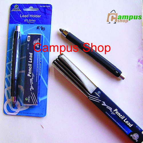 Maries Mechanical Pencil With Clutch Mechanism For 2B, 4B, 6B, 8B Leads + 6 Lead Refills (4B/5.6Mm). 