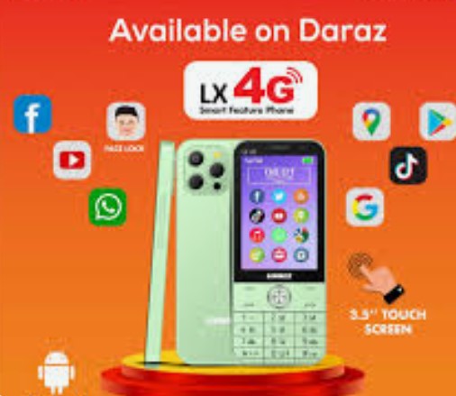 Linnex LX 4G Smart Feature Phone android,playstore,WiFi,WhatsApp,youtube supported. 