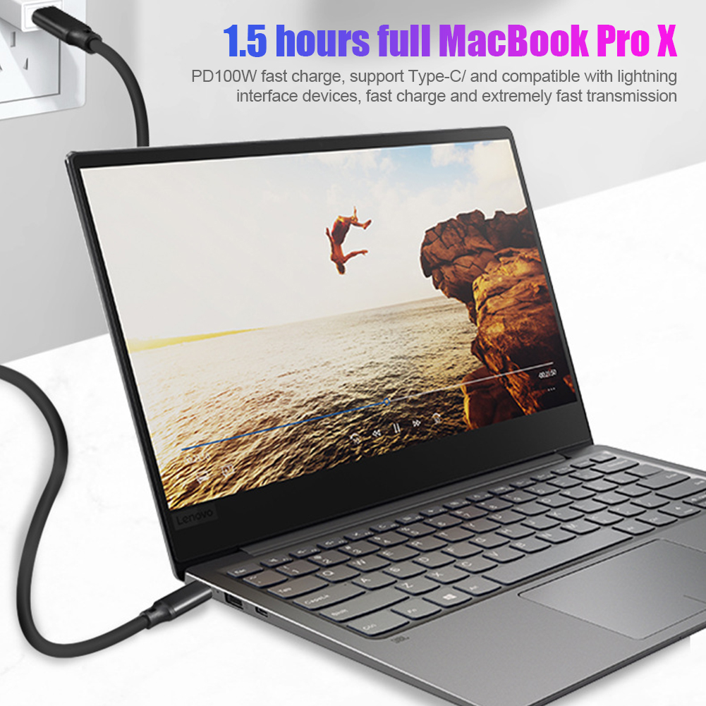 USB C to USB C 3.2 Gen 2 Cable Video Cable Type C PD 100W 5A Fast Charging For Laptop Pro SSD 4k 60Hz Display Monitor Cable. 