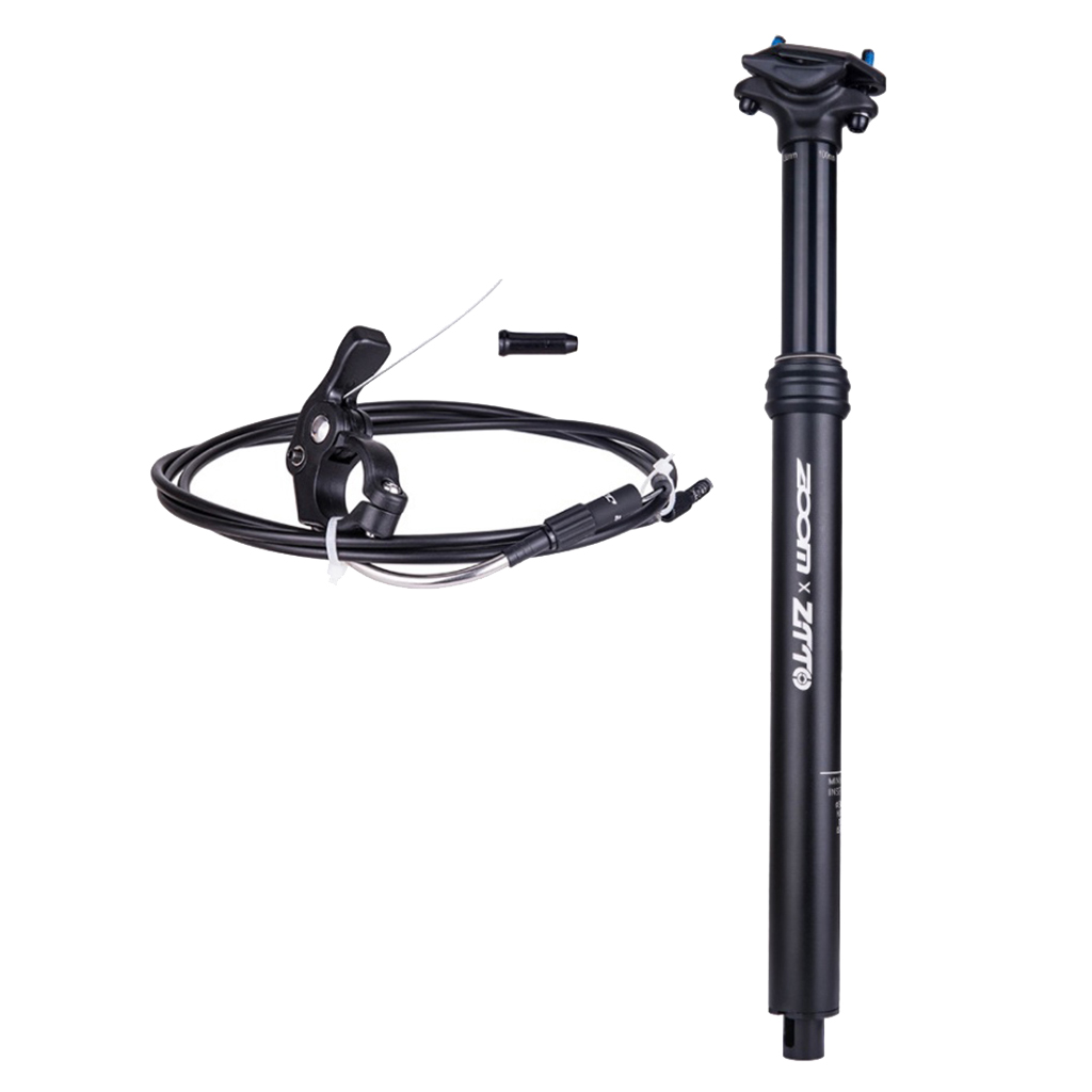 MTB Road Bike Dropper Seatpost 100mm Drop External Internal Hydraulic Seat Post