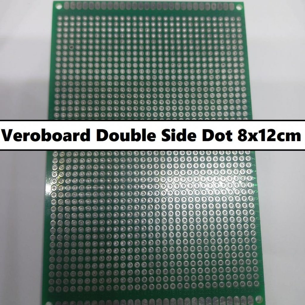 12x8cm Double Side Veroboard Double Side Dot 8x12cm Glass Fiber Stripboard PCB Printed Circuit Board Project Board For Prototyping Weld Soldering Arduino DIY. 