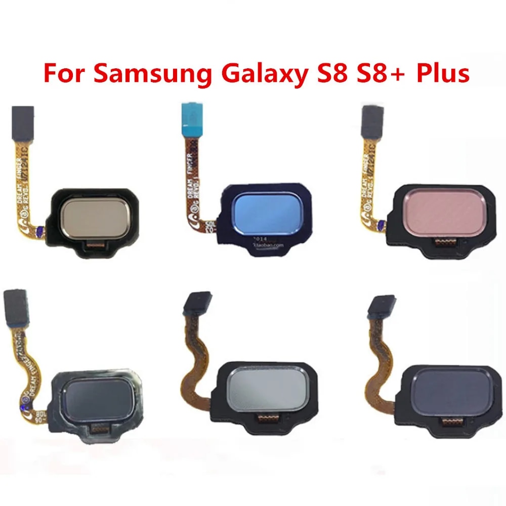 1pcs Original Fingerprint Sensor Flex Cable For Samsung Galaxy S8 S8+ S8 Plus SM-G950 G950F SM-G955 G955F Touch ID Replacement