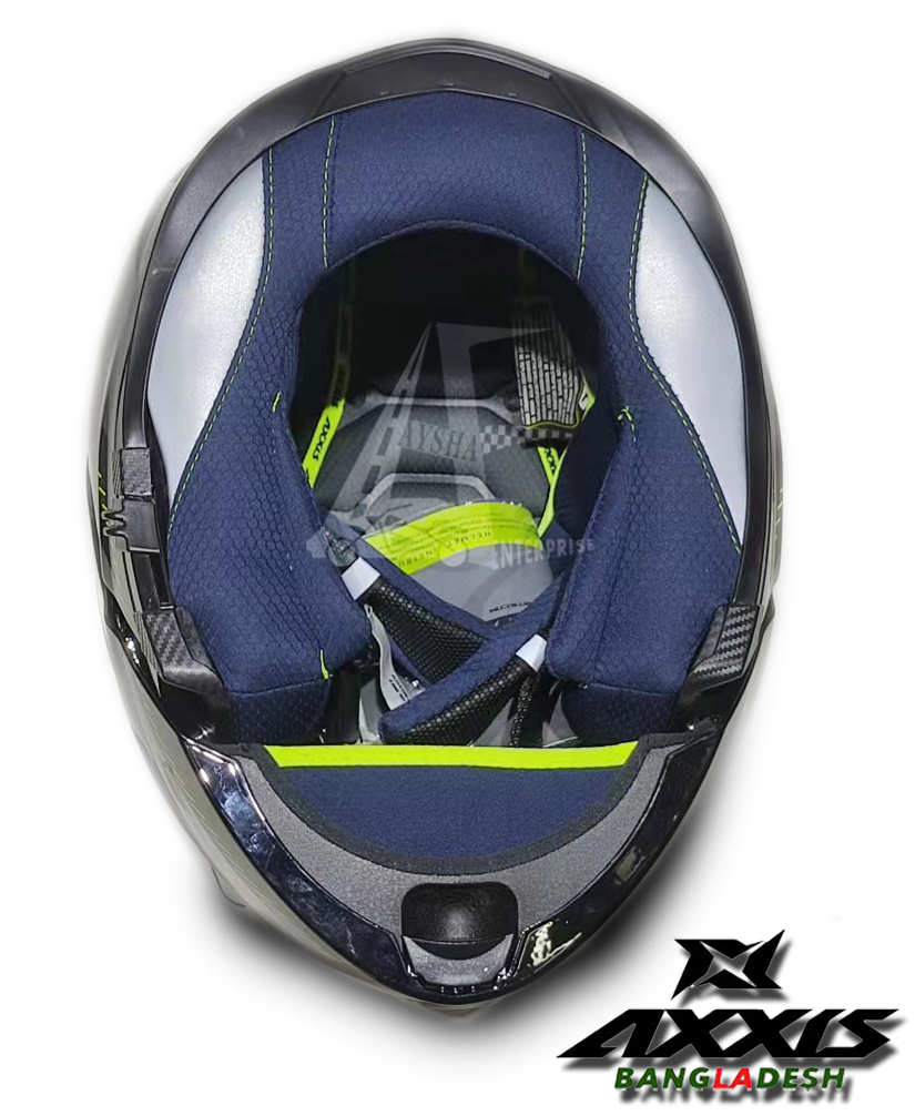 Full Face Axxis Eagle Gecko SV  Shield B2 Glossy Grey. 