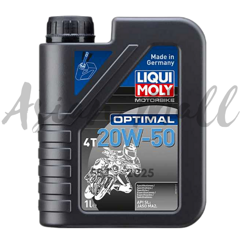 Liqui Moly Motorbike 4T Street Optimal 20W-50 Premium Mineral Engine Oil 1L