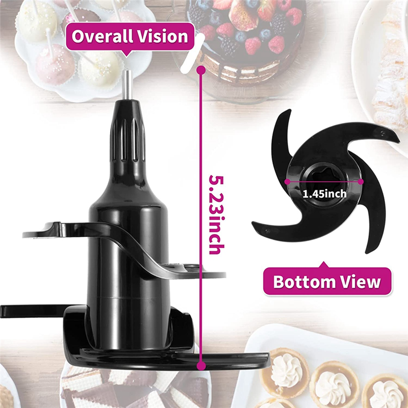 Replacement Ninja Blender Blade for Ninja Blender Parts Accessories Compatible with Ni-Nja 64 Oz Pitcher BN601 BN801. 