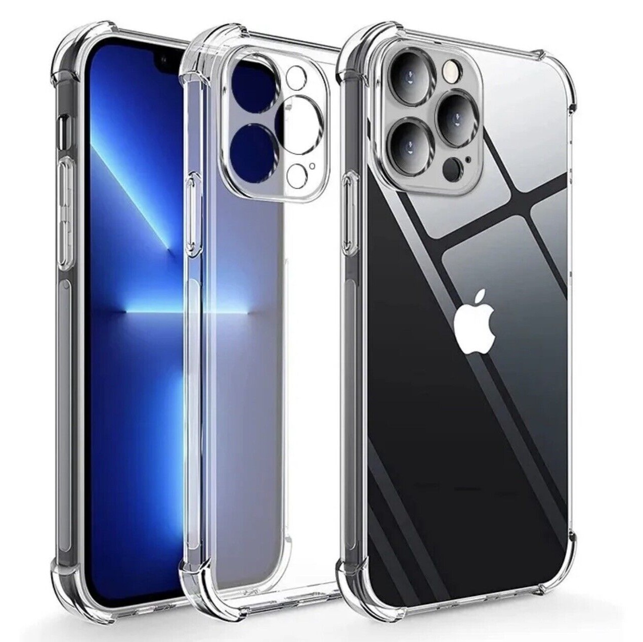 IPhone 12 Pro Transparent TPU With Bumper Phone Case Cover