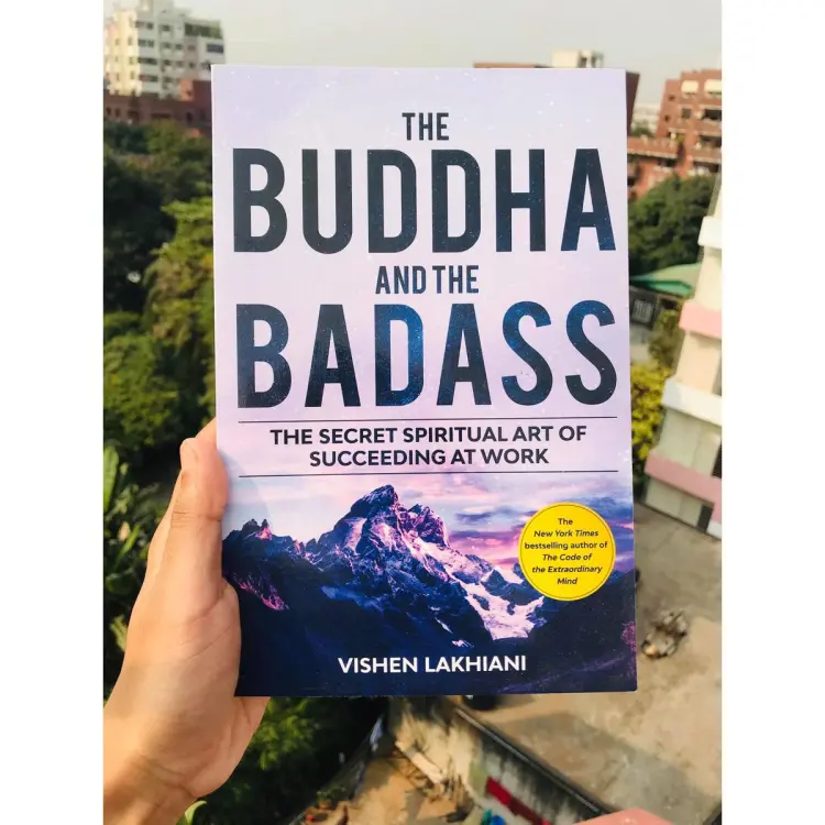 Book cover: The buddha and the badass