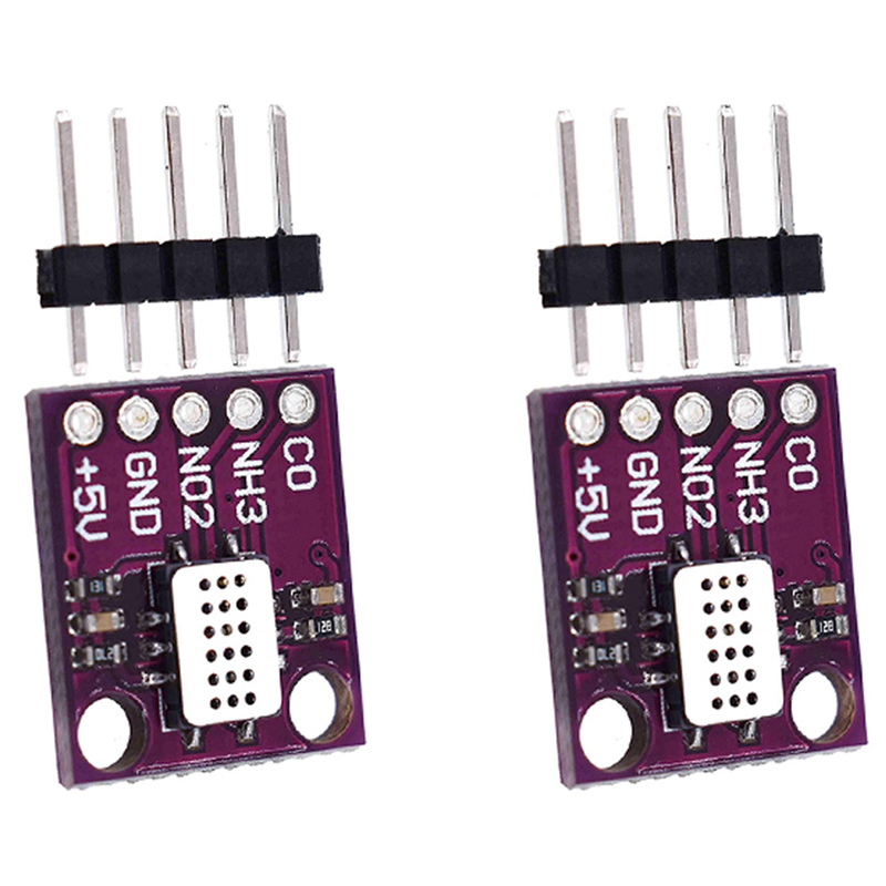 ZOROOM 2X MICS-6814 Gas Sensor Carbon Monoxide CO NO2 NH3 Nitrogen Oxygen Air Quality Detection Numerical Sensor Module