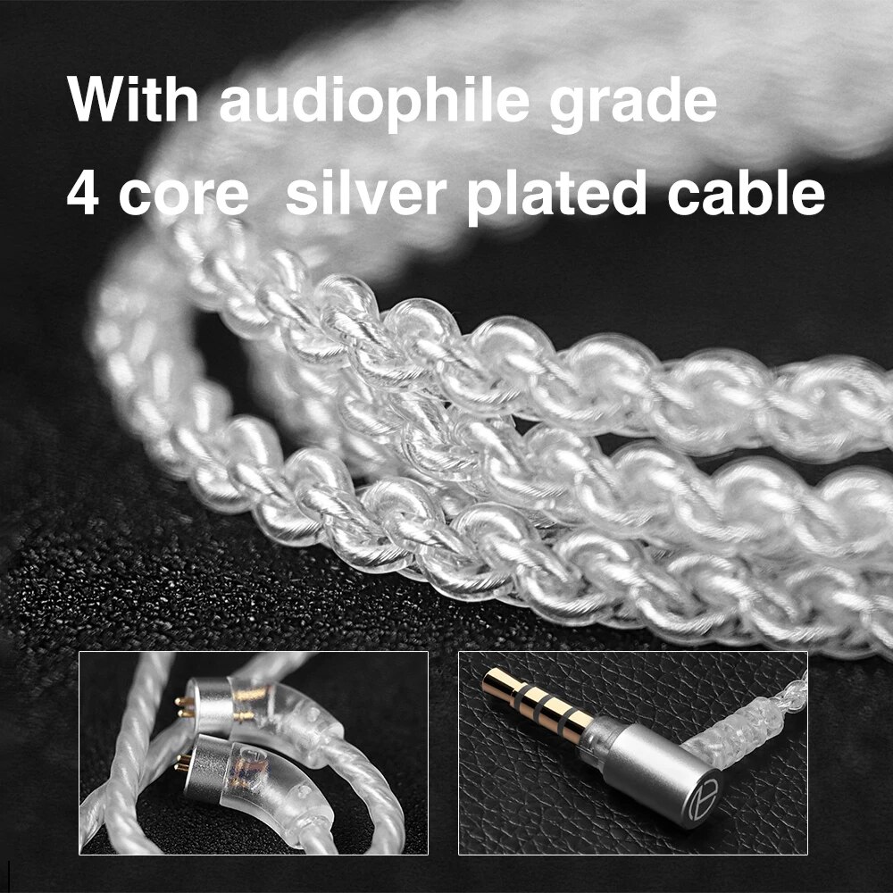 TRN ST1 PRO In-Ear Earphone 1DD 1BA Hybrid Driver Wired with Tuning Switch Headphone Cancelling HIFI Earbuds Bass Headset. 