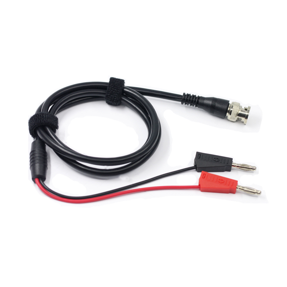 Oscilloscope Probes BNC to Alligator Crocodile Clips BNC to Mini Hook Leads BNC to Dual Stacking Banana Male Plug Cable. 