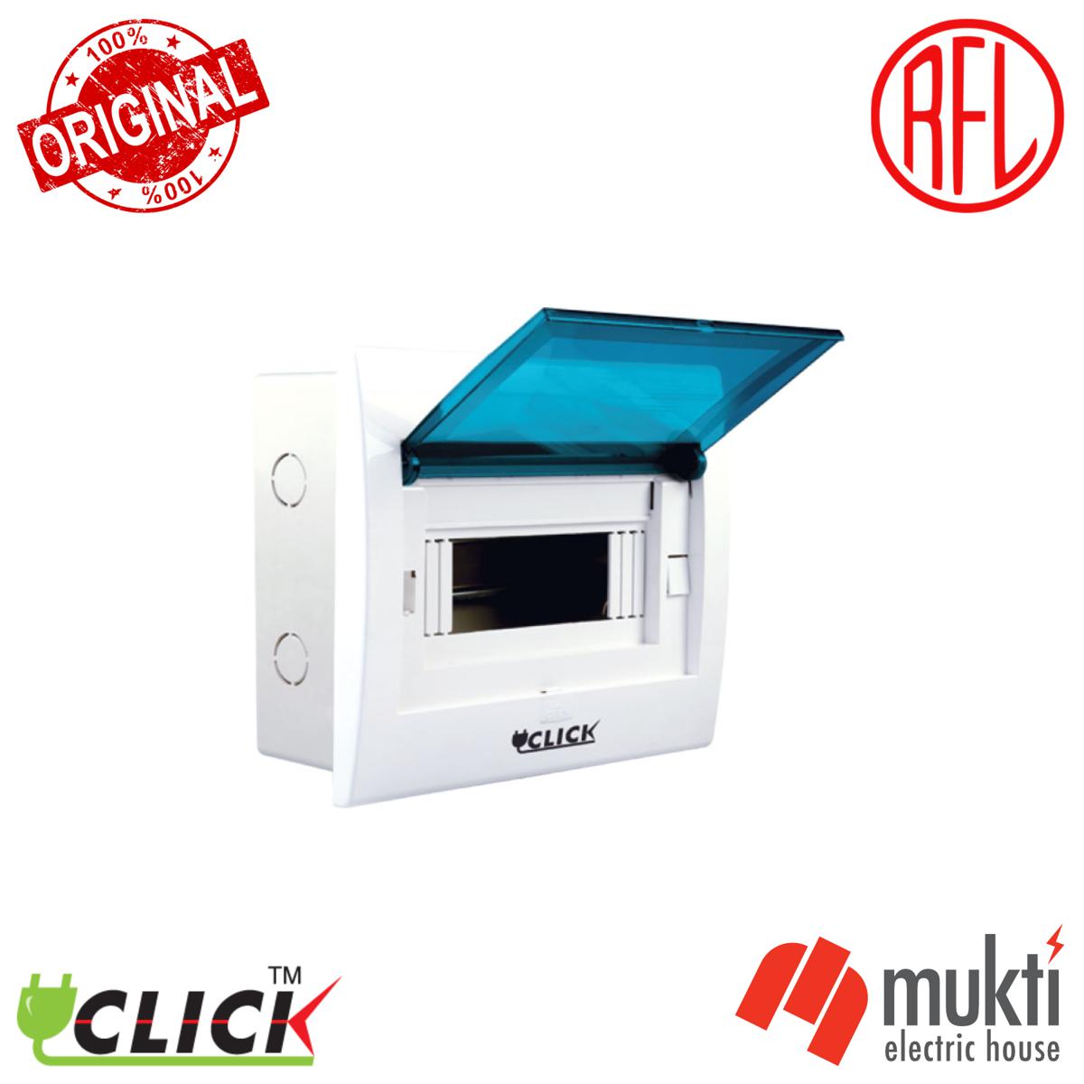 Click L6-9 Way Distribution Box Metal Electrical DB Protection Board for Circuit Breaker MCB L 6-9