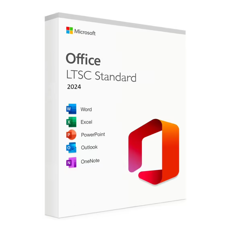 Microsoft Office LTSC Standard 2024 – One-Time Purchase - Lifetime Activation, 1 Person, 1 Pc