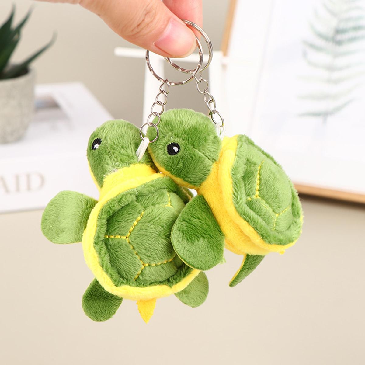 1c 10C Cute urtle oll Stuf oll Cartoon Soft lush oy eychain ag endant id ift