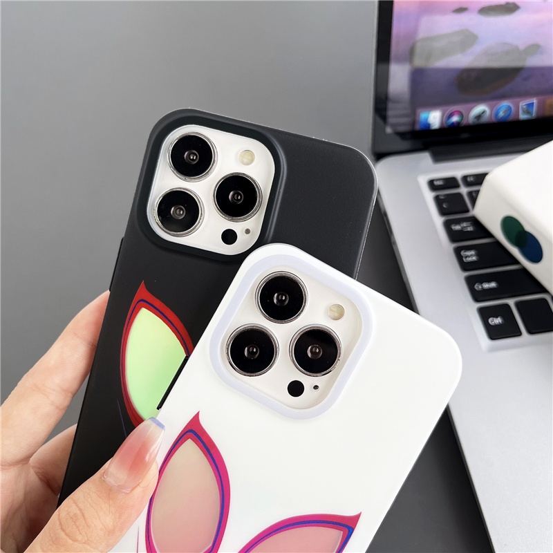 Cartoon cute Street fashion Spider-Man Double layer coating plating lucency Couples Soft Phone Case Suitable for IPhone15 15Pro 15ProMax 14ProMax 14 14Pro 13 13Pro 13PM 12 12Pro 11. 