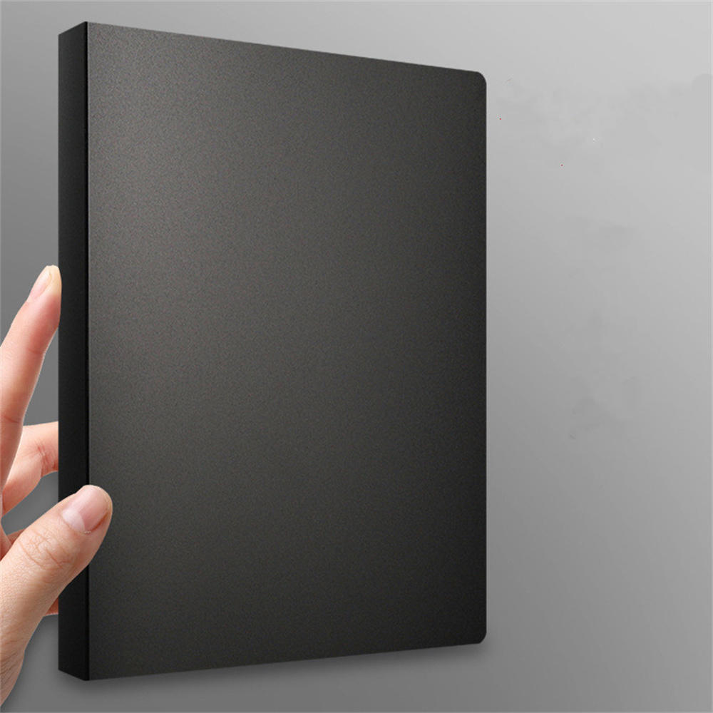 Plastic A4 Binder folder Multi-Pocket 4-Hole Waterproof D-Ring Folder Office File Binder for Office Organization School. 