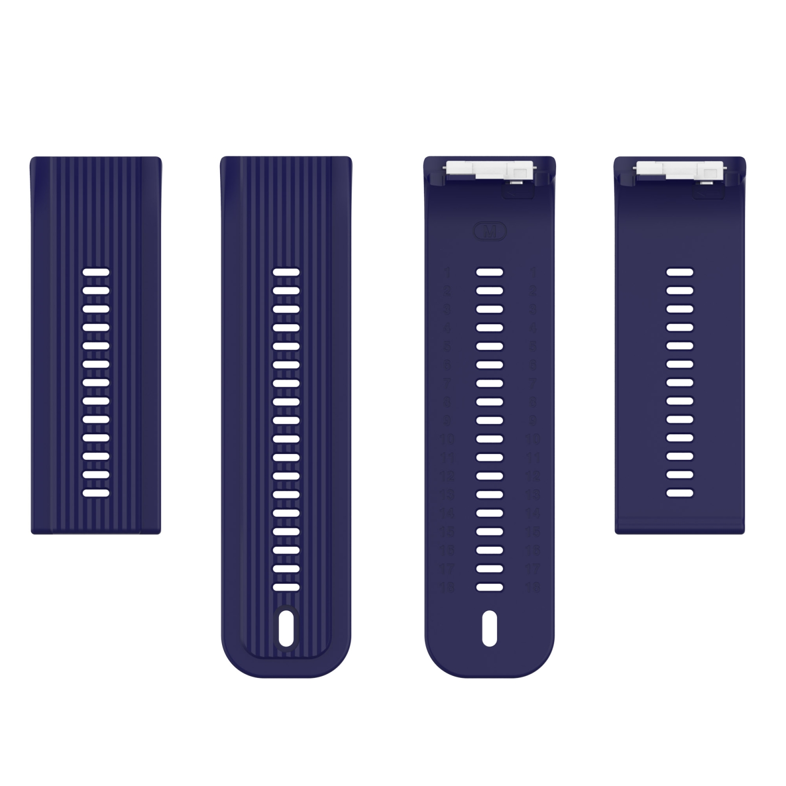 Watch Strap For Huawei Watch D Solid Color Silicone Watch Band with Buckle. 