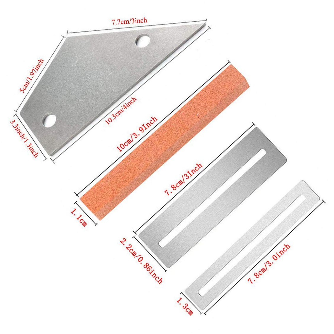 Harmony Guitar Luthier Tool Kit Include Fret Rubber Hammer, Guitar Fret Crowning File, Fret Rocker Leveling, 2 Pcs Fingerboard Guards Protectors and Grinding Stone. 
