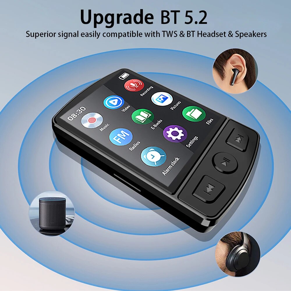 New MP3 Player Clip Mini Walkman Student Portable Sport Music Player MP4 Player With FM Radio Speaker E-Book Recorder Mp3 плееры. 
