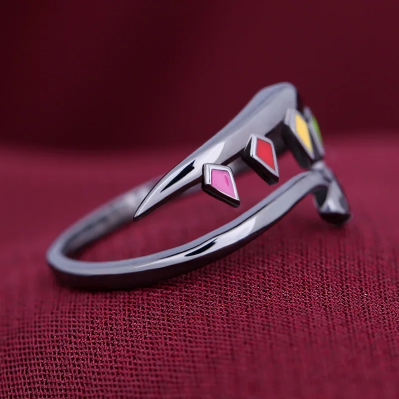 Game Touhou Project Ring Flandre Scarlet Cosplay Opening Adjustable Unisex Rings Jewelry Accessories Gifts. 