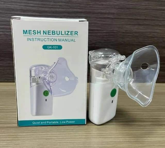 Mesh Nebulizer GK-101 QUIT AND PORTABLE LOW POWER, instruction manual function.. 