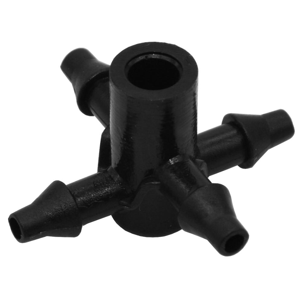 Irrigation 2L/4L/8L Steady flow dripper with 4-way cross Connector Agriculture Drip water irrigation Drip arrow connector 20Sets. 