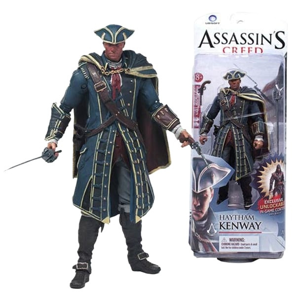 Assassin's Creed Edward Haytham Connor Hunter 3D Statue Model Action Figures Toy