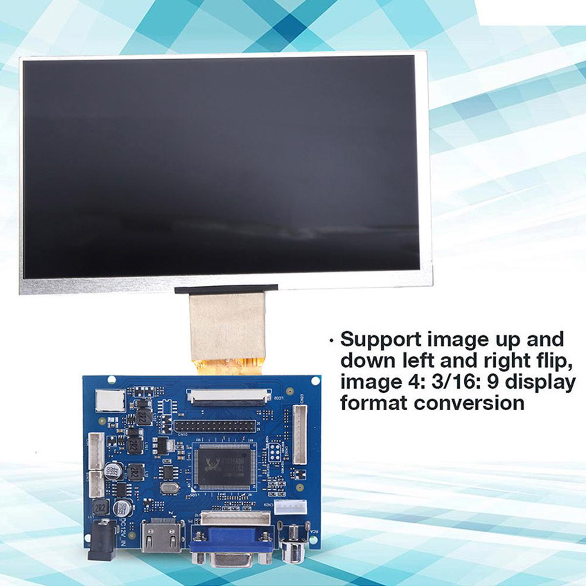 Exceotional Quality - Nax 7 Inch Tft Lcd Display Module W/Hdmi+Vga Av Driver Board For Raspberry Pi 3 2 - Innovative Design