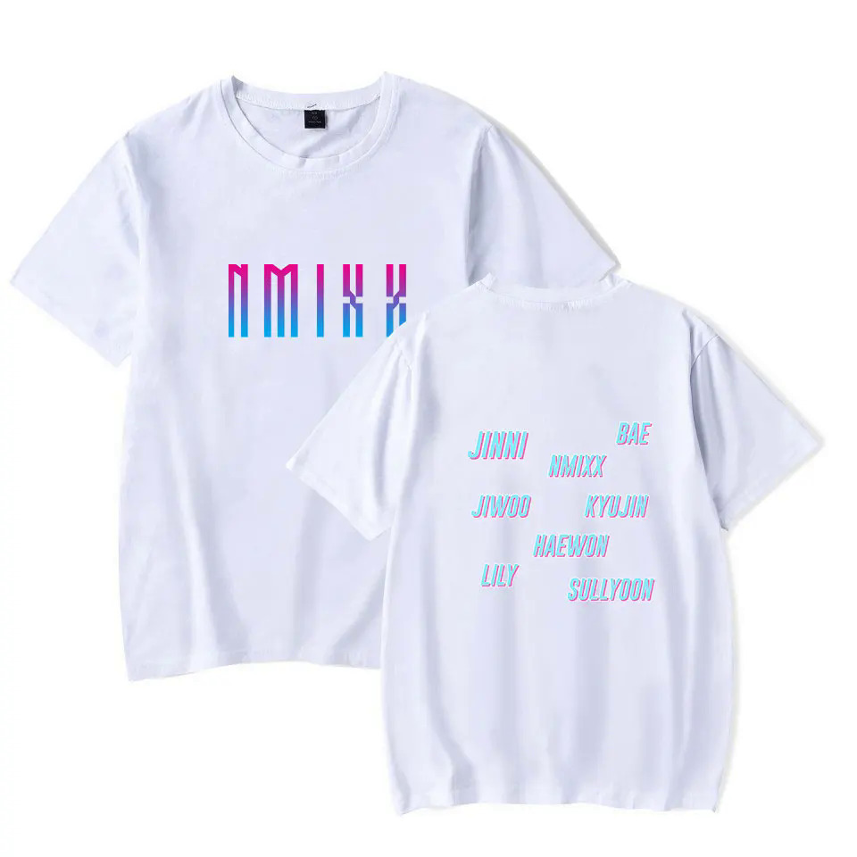 NMIXX T-shirt Kpop LILY HAEWON SULLYOON BAE JIWOO KYUJIN