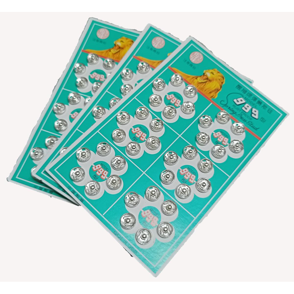 Tip Button Tools [3 pata] Home Sewing Clothes Replacement Parts Press Fastener Stud Buttons. 