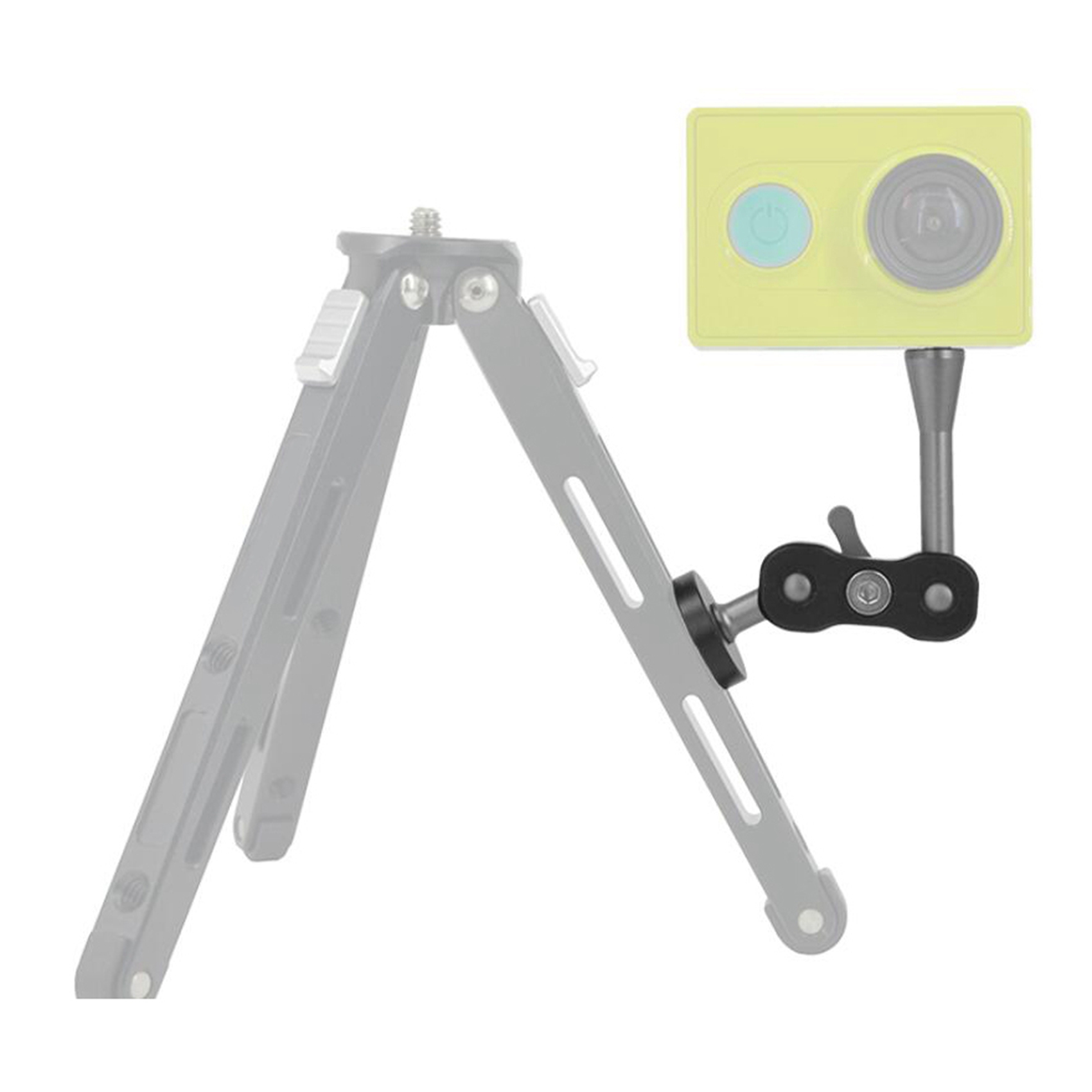 LKPCIGCXM 2X YJ-B13L Magic Hand Connecting Arm Tripod Mobile Phone Photography Fill Light Monitor Spherical Gimbal. 