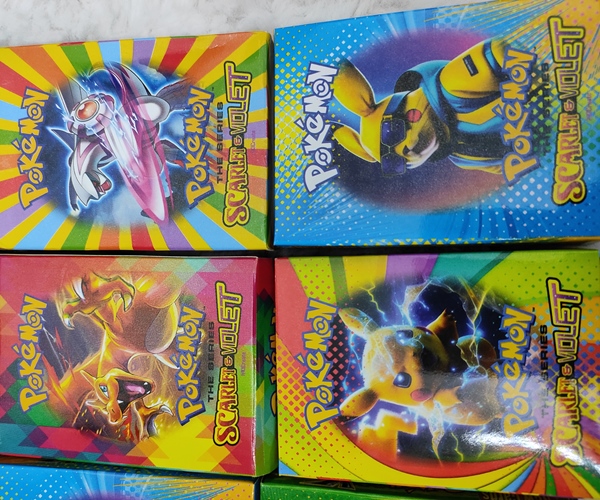 Different style box Pokemon Card XY Series XY Evolution Pack. 