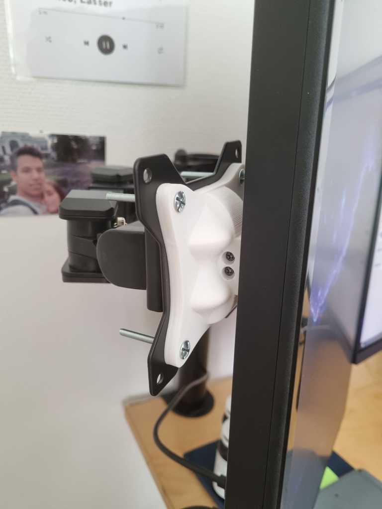 3D Printed Vesa Mount Adapter for Monitors/display. 
