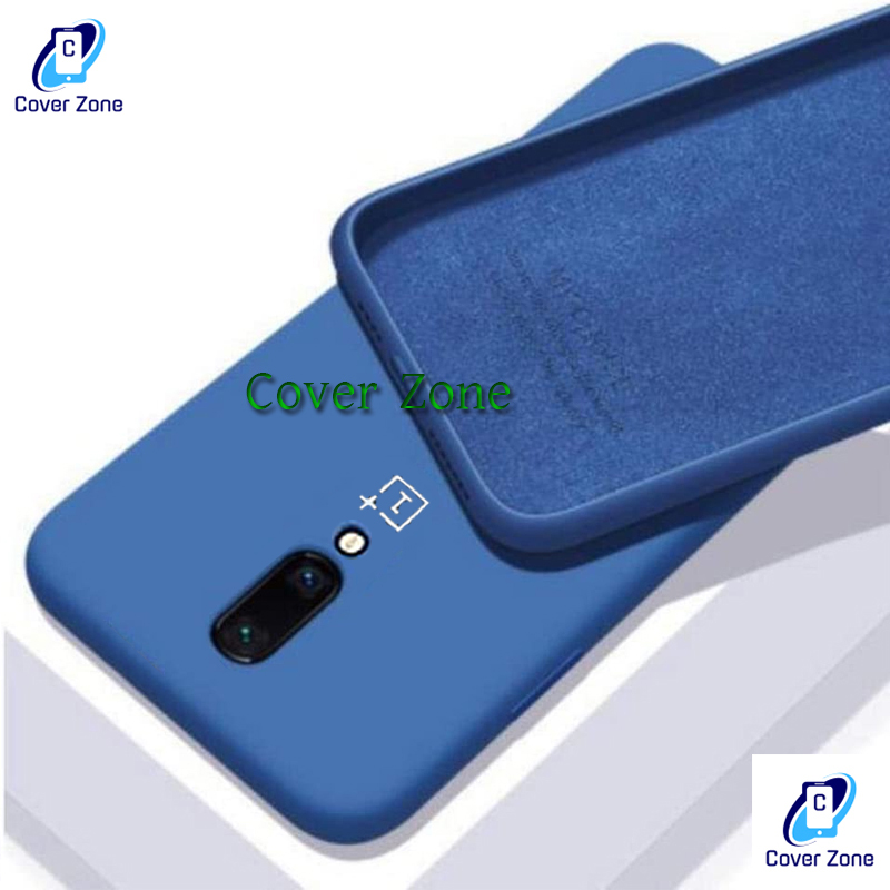 For OnePlus 7 Spigen Silicone Fit Designed  Soft Gel Rubber Shockproof Back Case Phone Back Cover