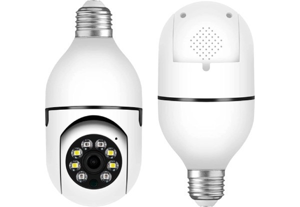Champion V380 Bulb IP Camera 360 ° PTZ Bulb IP Camera 1080 HD WIFI IP Security Camera. 