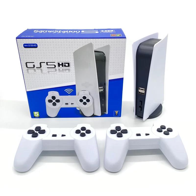 G155-HD output Retro Video Game Console For FC built-in 2000 games For PS5 mini TV Classic Games Station wireless gamepad. 