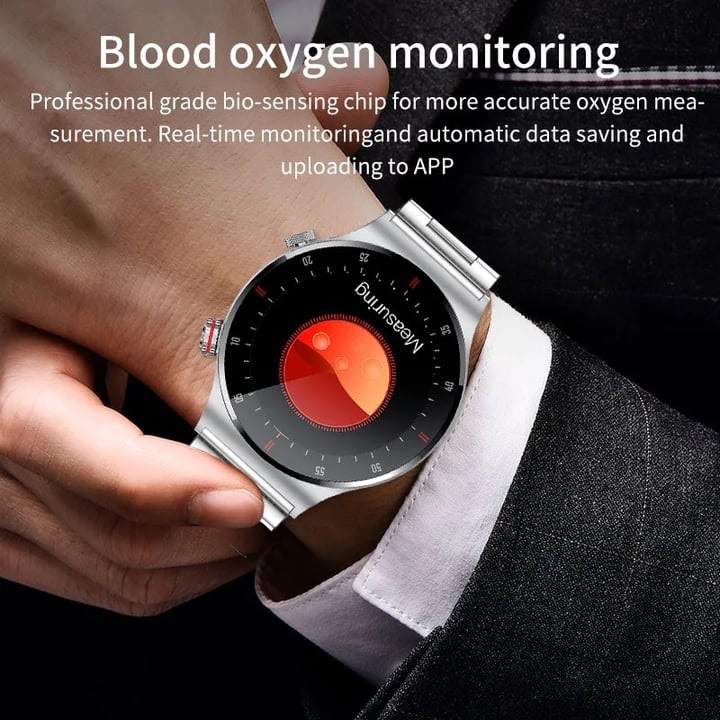 LIGE BW0382 ECG+BP+NFC Made in Japan  Bluetooth call Smart watch Men Heart rate Blood pressure Full touch sports Fitness Watches Bluetooth Call for Android iOS smart watch with Steel and Silicon belt. 