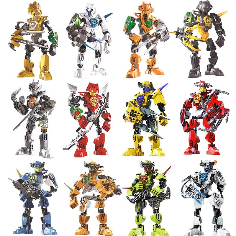 Degao hero3.0 building block toyDegao hero factory children's assembly fit 96B Huaguang 9601-9606. 